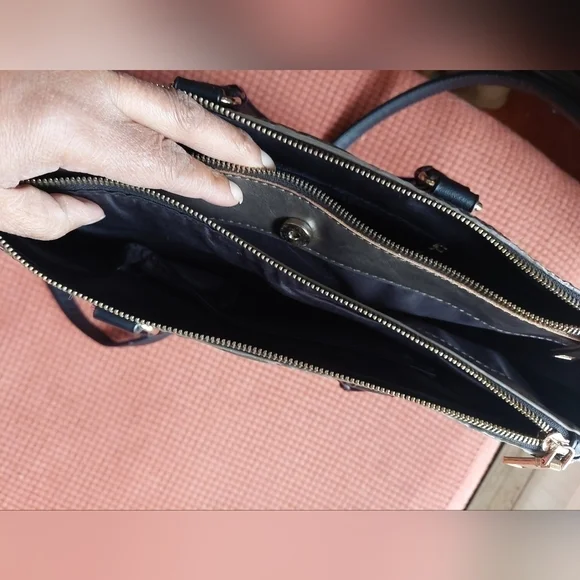 Taupe Large Formed Shell Bag - Picture 3 of 16